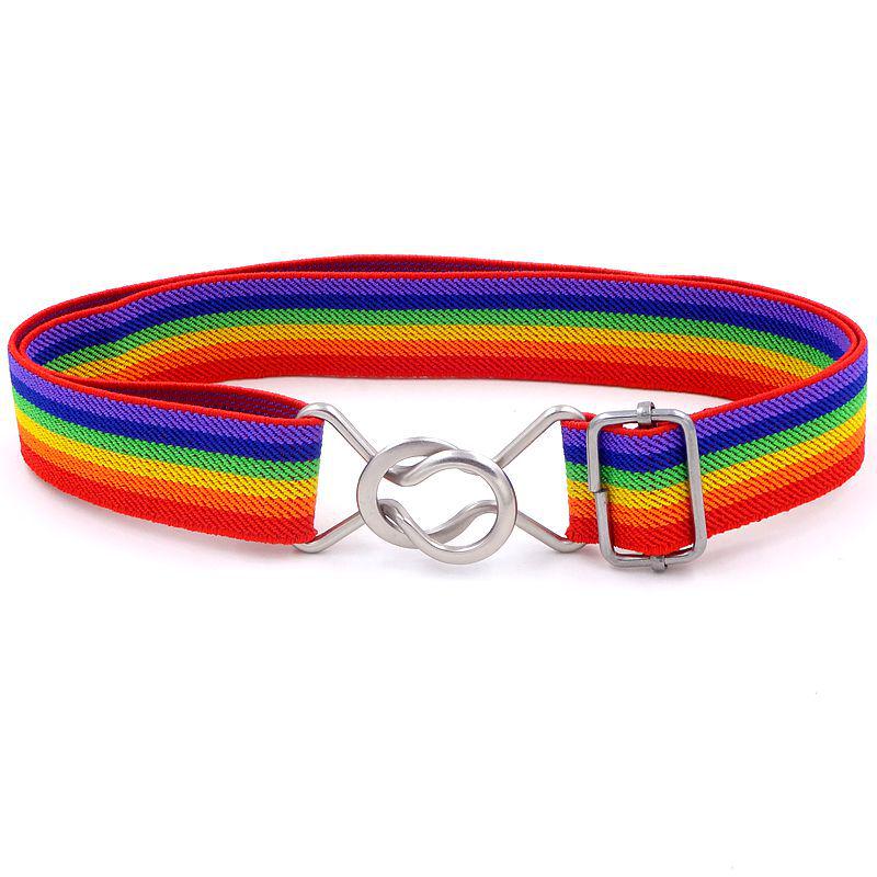 Детский ремень в корейском стиле конфетного цвета с эластичным поясом