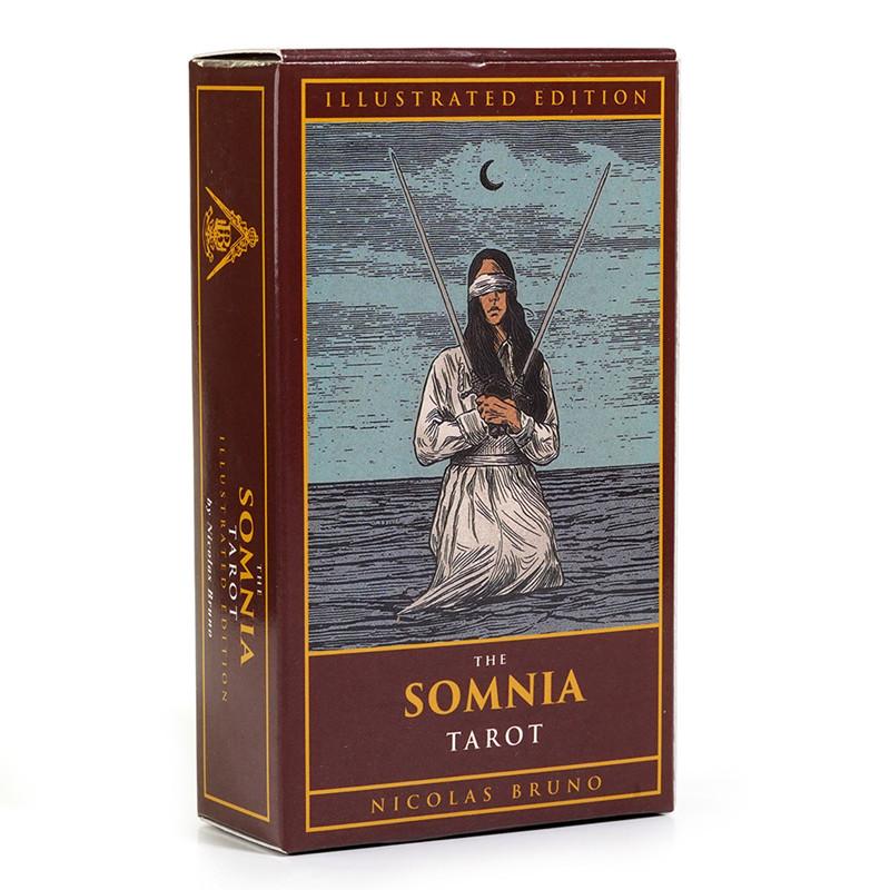 The Somnia Tarot Cards Divination Tools Standard Fortune Telling Tarot Decks for Board Game Fate Divination Gathering Playing