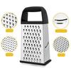 Four Sided Cheese Graters Stainless Steel Vegetable Slicer Ergonomic Food Shredder  Cheese