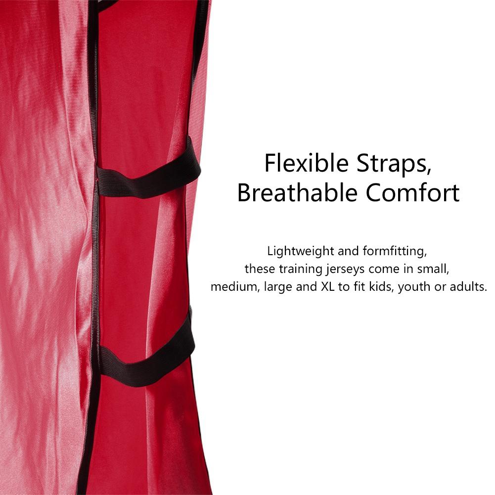 12 Pack Jerseys Bibs Breathable Adults Football Scrimmage Training Vests for Volleyball Soccer