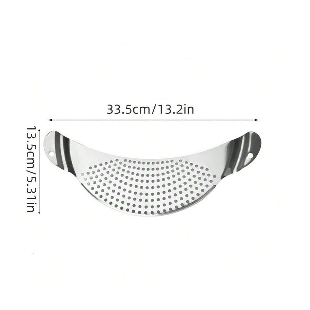 1/2Pcs Pot Strainer Set Stainless Steel Universal Fit Dishwasher Safe Colander for Fruit Veggie Pasta Home Kitchen Cooking