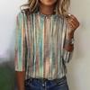 Осенние повседневные женские футболки, дизайнерские полосатые футболки с длинными рукавами, модная одежда 2024 года, новые женские толстовки, пуловеры