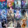 Алмазная картина Новые эльфы 5D DIY Алмазная вышивка крестиком женские картины из стразов Мозаичный декор для дома подарок для девочки