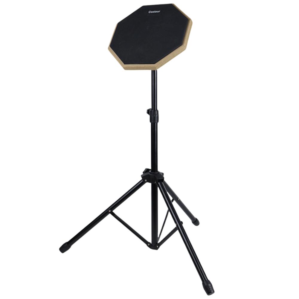 Двусторонний комплект стойки для барабанов Бесшумная пэд-тренажер для барабанов Высококачественный пэд для тренировки игры на барабанах