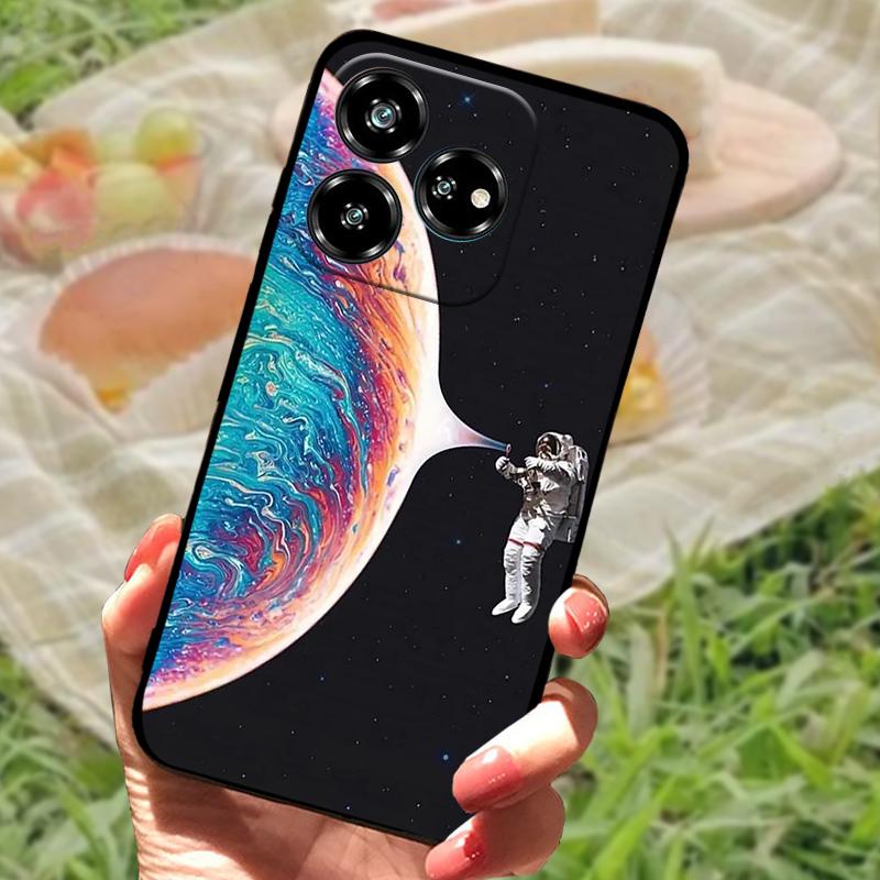 For ZTE Blade V60 Coque Case Nubia V60 Phone Protective Soft Silicone Funda Cover For ZTE Axon 60 4G Z2356 Bumper Fashion Floral