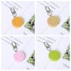 Cute Mooncake Pendant PVC Moon Cake Keyring Fashion Mid-Autumn Keychain  Backpack Decor