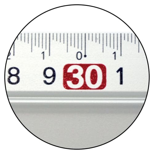 Niigata Seiki SK Aluminum Cut Scale with Handle, 100cm, ACS-100H