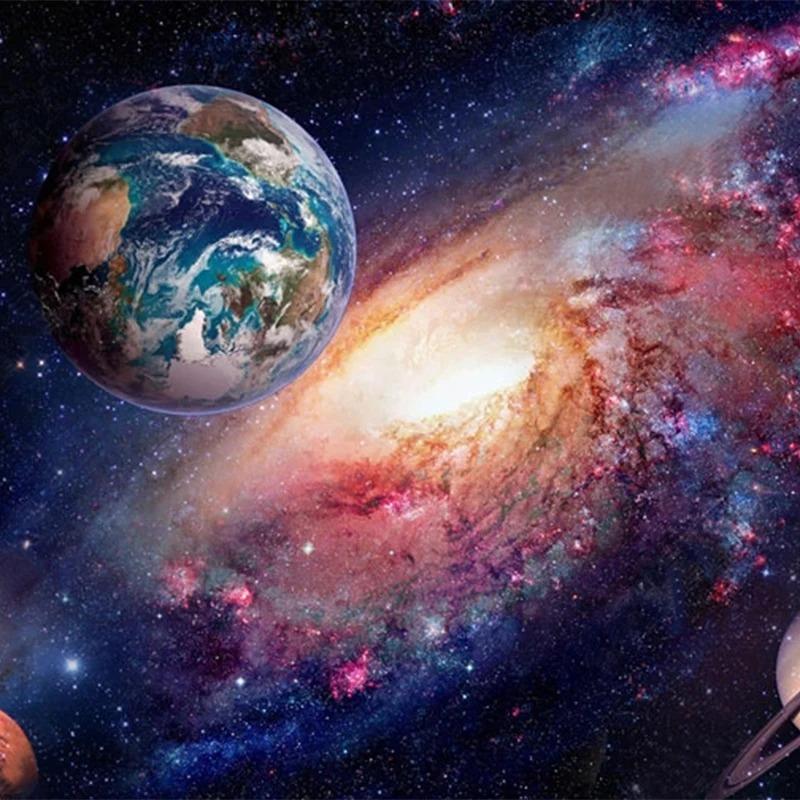 Современные обои Звездное небо Фреска Зенит Фреска Гостиная Отель Спальня Обои Декор