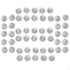 Pack of 50 Round Crystal Buttons Flatback Embellishment for Wedding DIY Decor Crafts