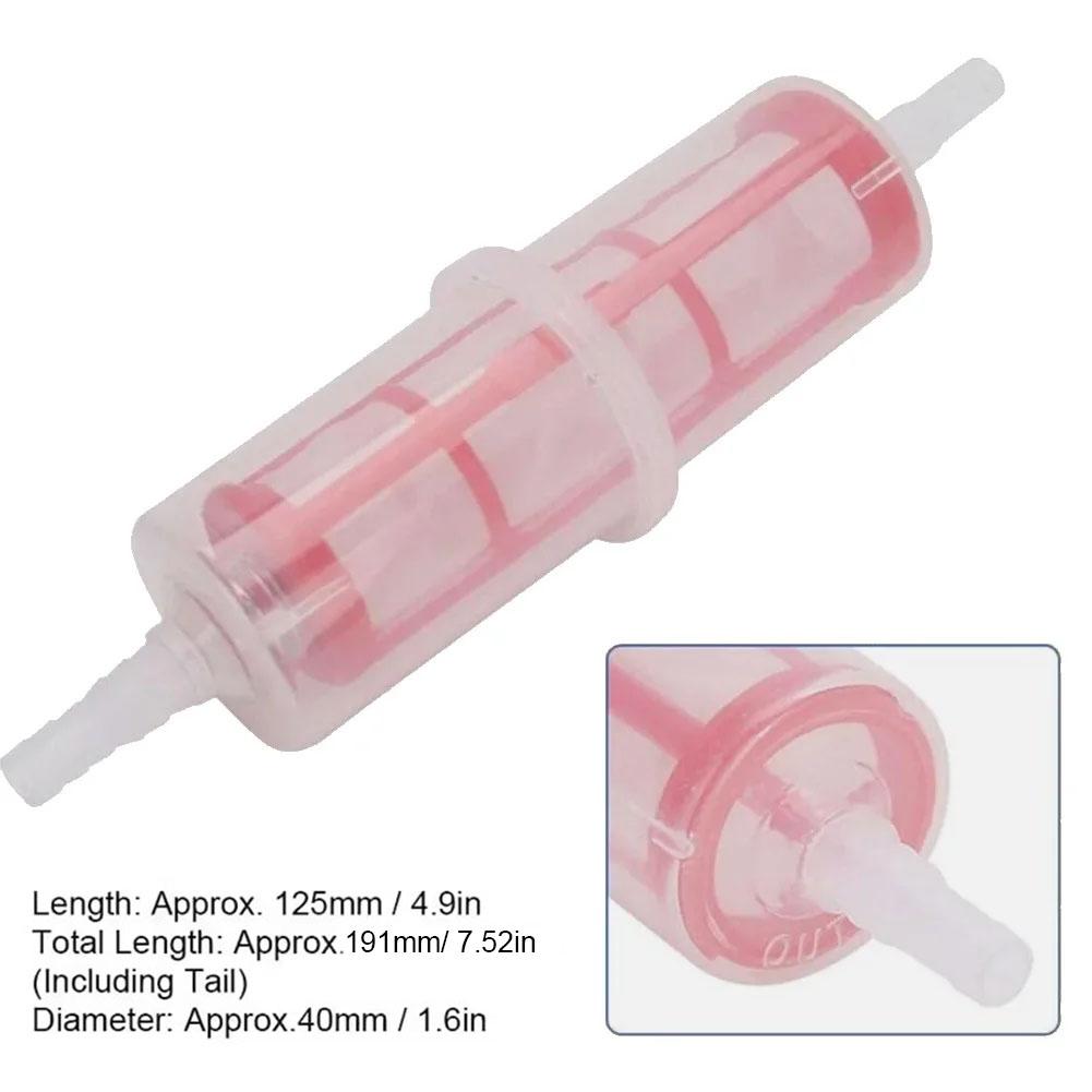 1/2pcs Universal 8-10mm Inline Diesel Fuel Filter for Motorcycle Car Truck High-Performance Plastic Fuel Filter Replacement