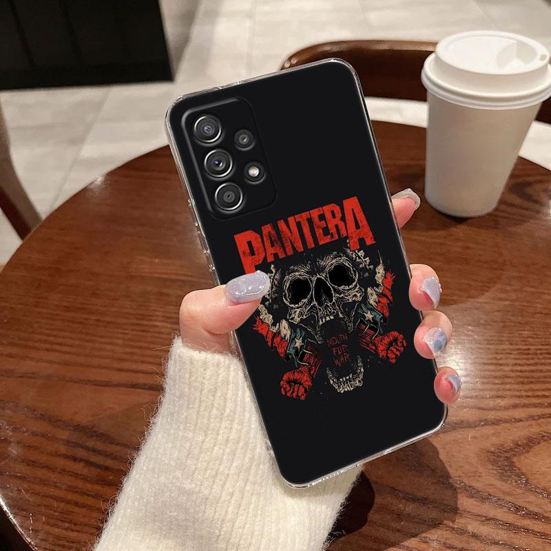 Чехол для телефона Pantera Rock Band Darrell для Samsung Galaxy A55 A54 A52 A53 A15 A14 A13 A21S A23 A51 A34 A35 A33 A32 A72 Прозрачный чехол