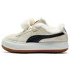 Кроссовки Suede Mayu Fur - Whisper White Black Women Cream 385265-01