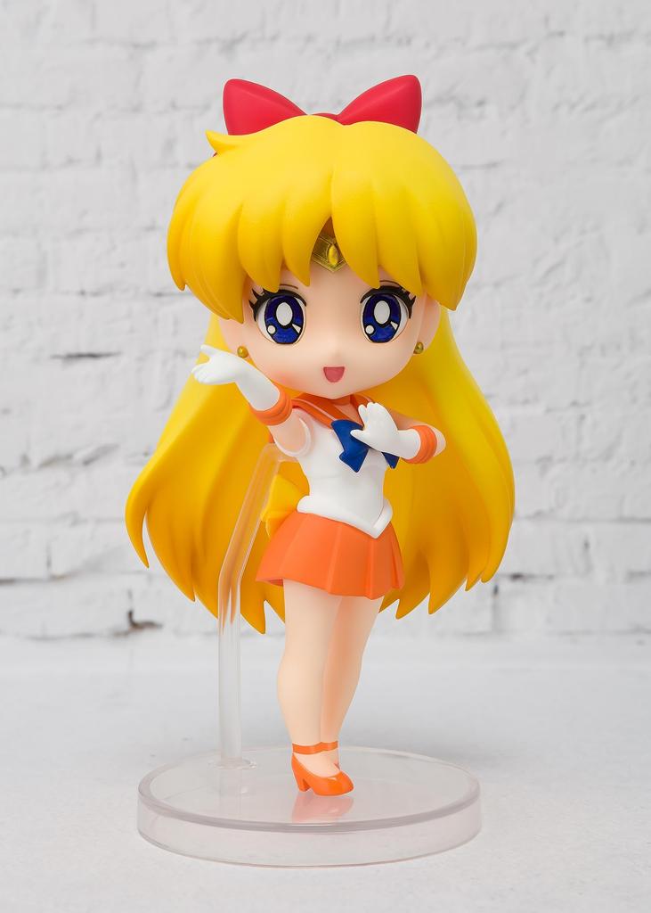 Фигурка Figuarts mini Sailor Moon Sailor Venus 90 мм окрашенная подвижная (версия для перепродажи) приблизительно. ПВХ и АБС