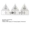 Линейка для квилтинга 60/90 градусов, шаблон линейки для лоскутного шитья, руководство по трафарету, проекты для рукоделия, ткань