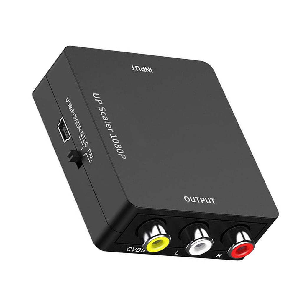 HD Multimedia Interface To AV Converter 1080P Plug and Play RCA Sound Video Adapter for PS5 Set Top