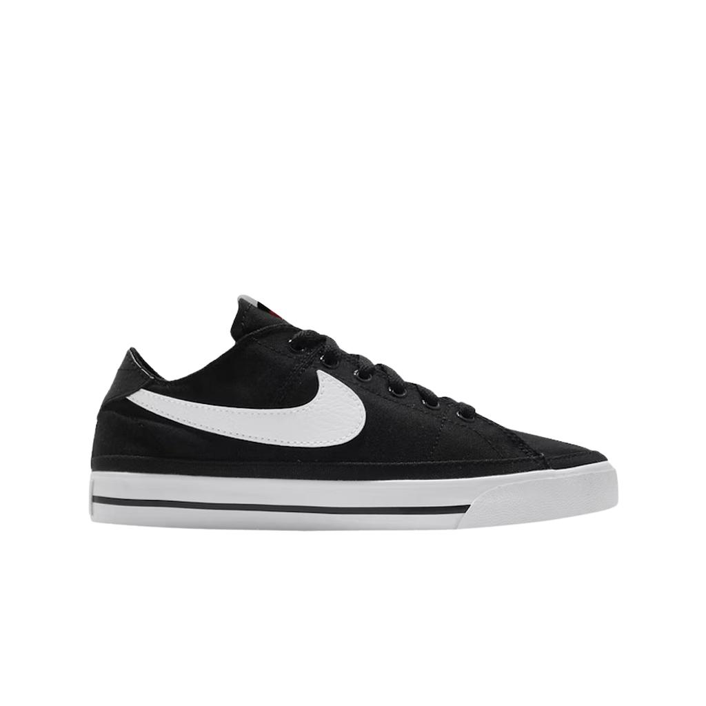 (в) Nike Court Legacy Canvas Черный Белый