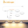 Ultra-Thin 5W LED Ceiling Panel Lights Dimmable Touch Sensor Cabinet Light For Closet, Display Shelf, Cabinet