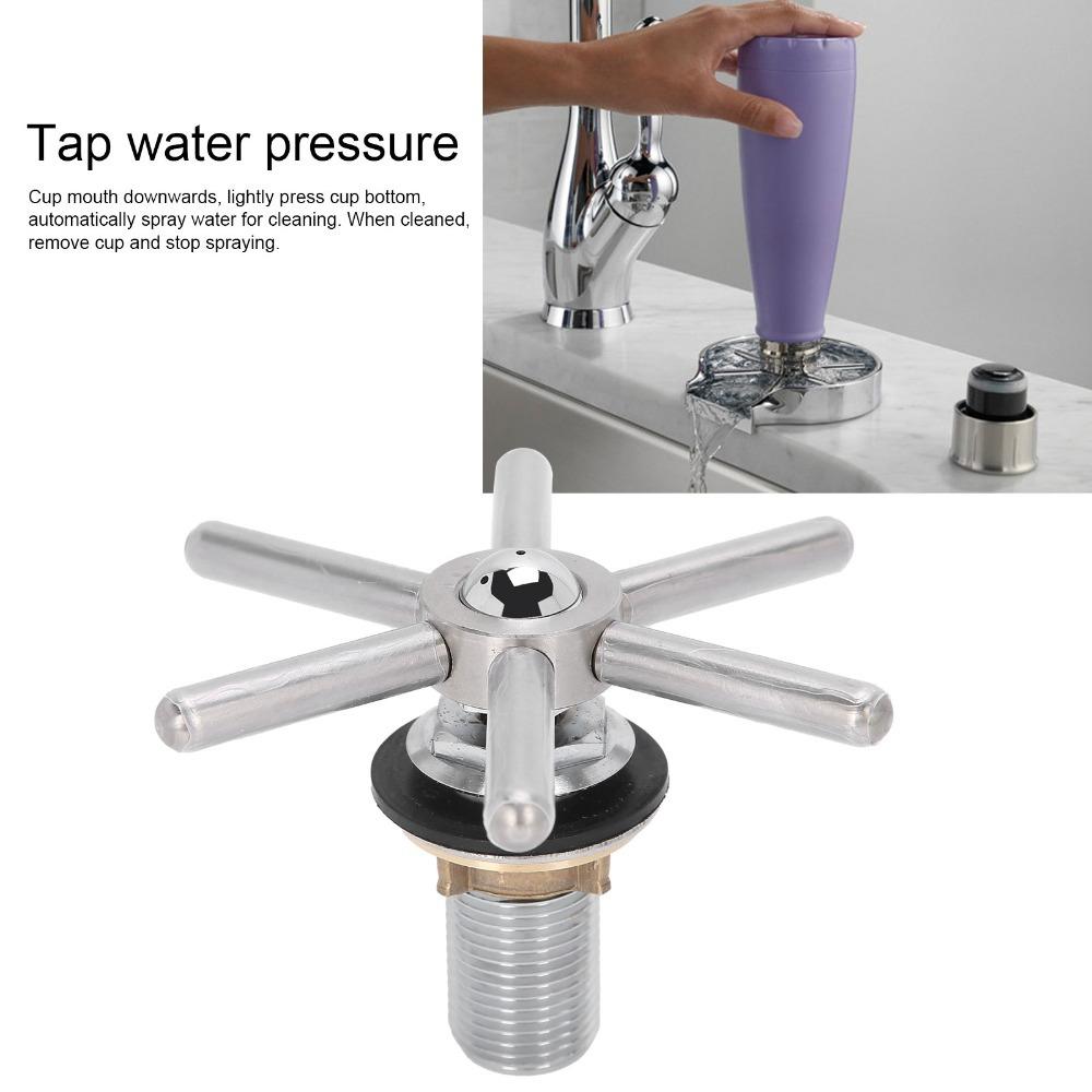 Rinser Parts Automatic Cup Washer Stainless Steel Cup Rinser Faucet Glass Rinser Head Bar