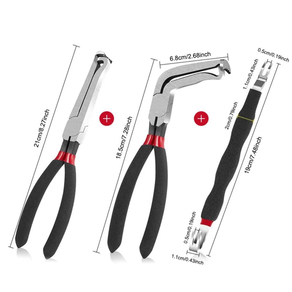 3Pcs/set Wire Harness Electrical Disconnect Pliers Separator Fuel Line Disassembly Plier  Motorcycle