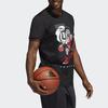 Adidas Rose Gu Performance Basketball T-Shirt Men Tops Black FM4773