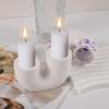 U-Shaped Candle Holder Silicone Mold DIY Aromatherapy Candlestick Plaster Resin Drip Mould Home Creative Decorative Ornament