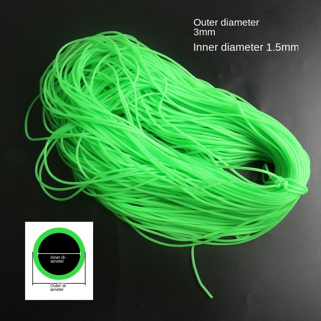 Силиконовая рыболовная ночная светящаяся трубка 0.8/1/1.5/2мм Трубка Рукава для оснастки Глубоководная рыбалка