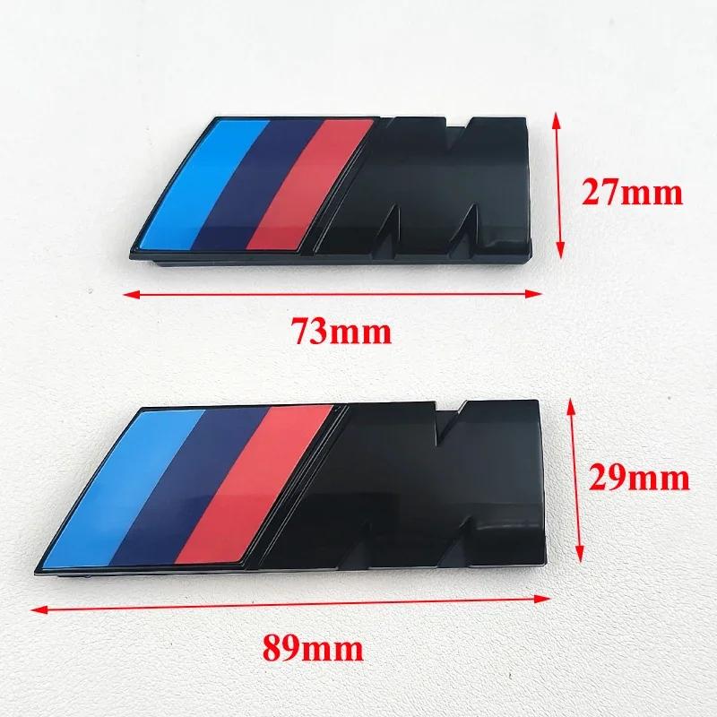 3D ABS Черный Логотип M Эмблема Значок на Решетку Радиатора Автомобиля Для BMW X1 X2 X3 X4 X5 X6 F10 F30 F48 F39 E83 E84 E46 E60 G01 G07 G60 G11 G86