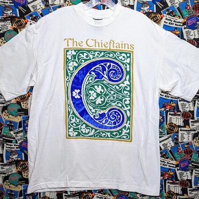 Мужская футболка 100% хлопок Ирландский фолк-бэнд The Chieftains Топ от S до 5XL 2F1107