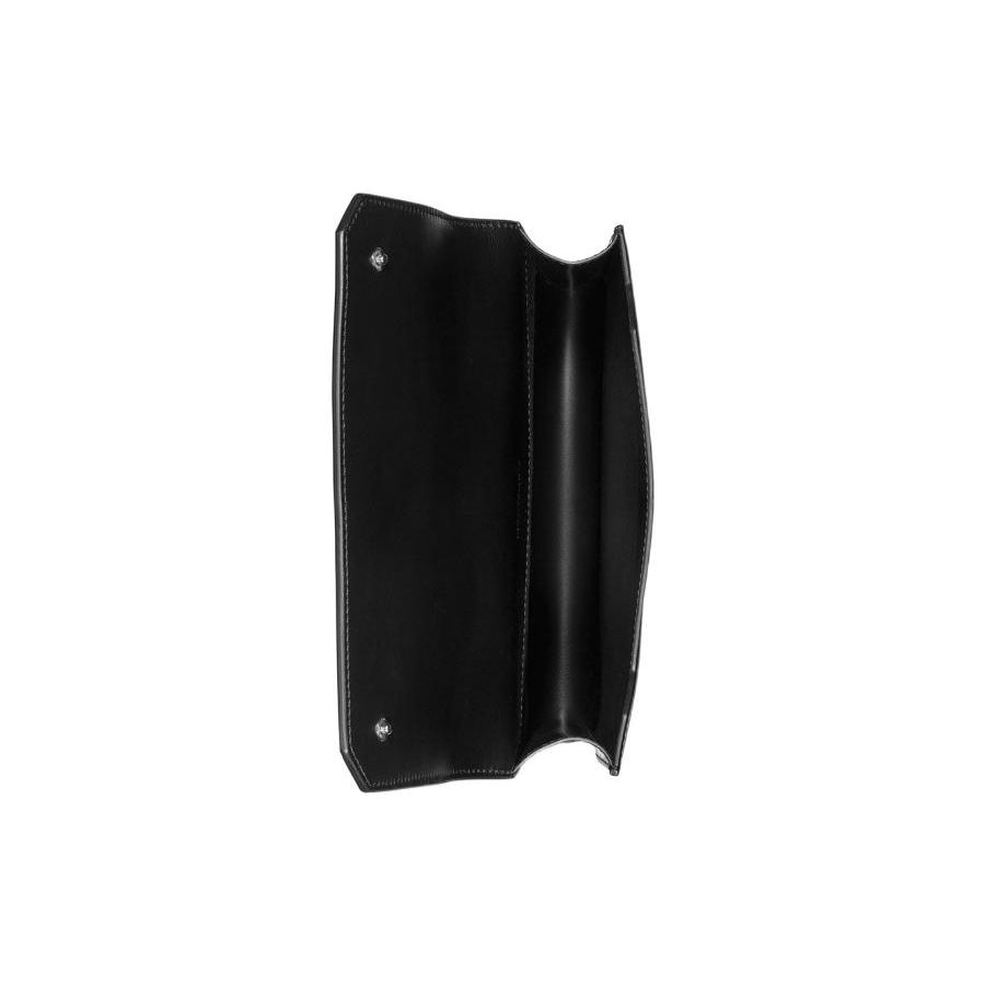 Montblanc Meisterstück Series Iconic Print Pattern Snap Closure Mini Clutch Men clutch Black 129901