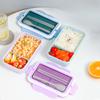 Портативный ланчбокс для студентов, герметичный герметичный контейнер для бенто, пригодный для использования в микроволновой печи