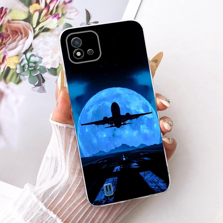 Чехол для Realme C11 2021 RMX3231 Цветы Расписной Чехол Мягкий Силиконовый Чехол для Телефона Для Realme C20 C 11 RealmeC11 2021 Сумки