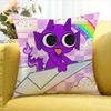 Game SSprunki fun World Various Sizes Square Pillow Case For Car Home Bedchamber Decor