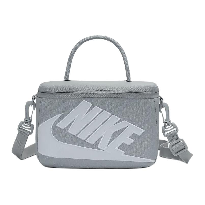 Nike Classic Minimalist Fashion Zipper Closure Fabric Tote Shoulder Crossbody Bag Unisex bags Wolf-Grey FN3059012