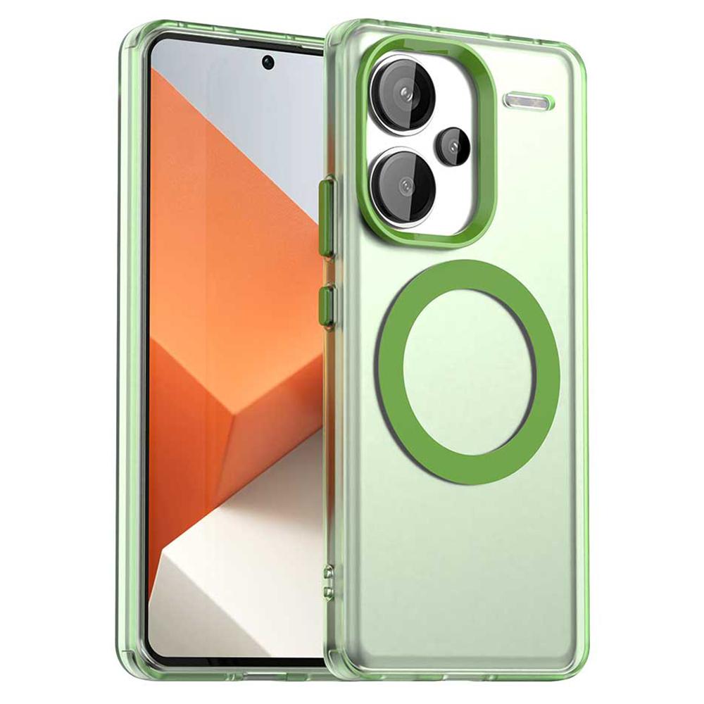 Чехол для Xiaomi Redmi Note 13 Pro+ 5G, совместимый с MagSafe, ПК+ТПУ+ПЭТ, противоударный чехол для телефона