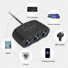 Car Sockets 3 In 1 USB Type C Fast Charger Cigarette Lighter Splitter 12V 120W Phone Power Adapter for DVR GPS Car Accessories