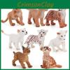 Tiger Lion Action Figure Cartoon Model Toy Decoration Children Gifts Ornament