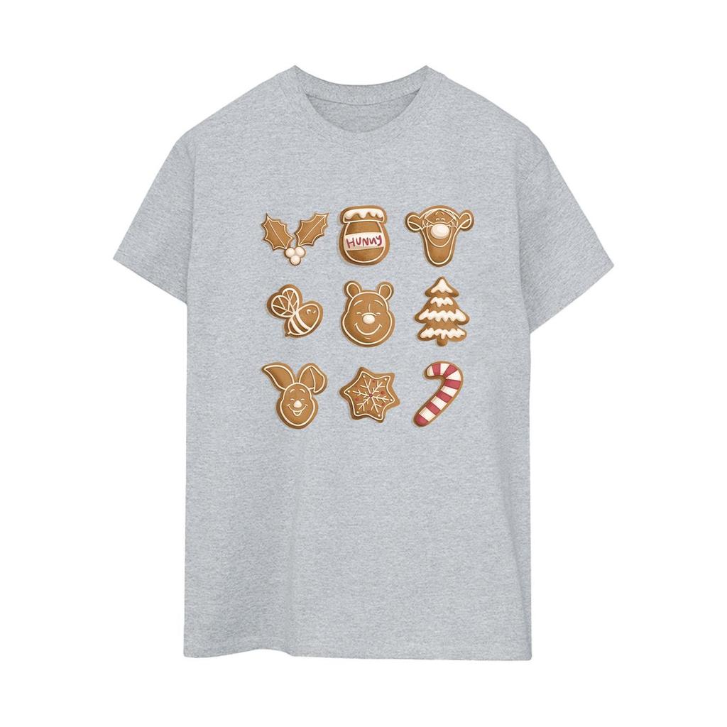 Winnie the Pooh Womens/Ladies Gingerbread Boyfriend T-Shirt