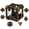 7pcs/set Hollow Dragon Dice Set Role-playing Game Polyhedral Dragon Dice Tabletop DND Game Party Accessories