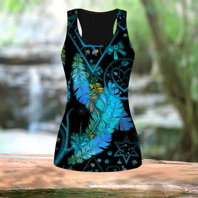 3D оранжевый колокольчик ветра с принтом перьев для женщин для тренировок, йоги, тренажерного зала, летние спортивные рубашки с принтом, жилеты больших размеров