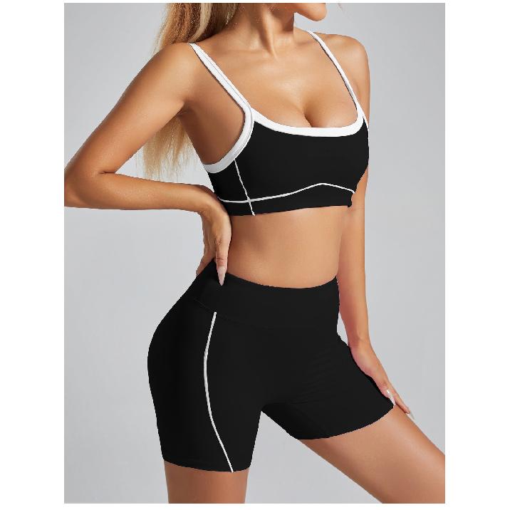 Цветоблокинг, не сковывающие спортивные шорты с высокой посадкой, облегающие, с эффектом «обнажённой кожи», с эффектом «персиковых ягодиц», фитнес, шорты для йоги для женщин