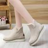 New Snow Boot Style Short Mini Winter Sheepskin Boots Women Waterproof Natural Wool Ankle Boots Fur Lined Ankle Warm Flat Shoes
