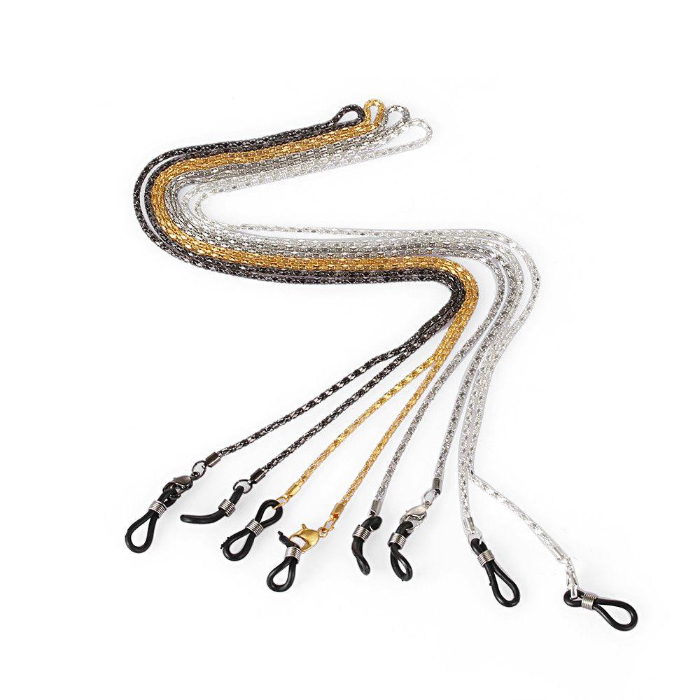 Colors Fashion Unisex Non-slip Sunglasses Strap Metal Lanyard Spectacles Cord Reading Glasses Chain