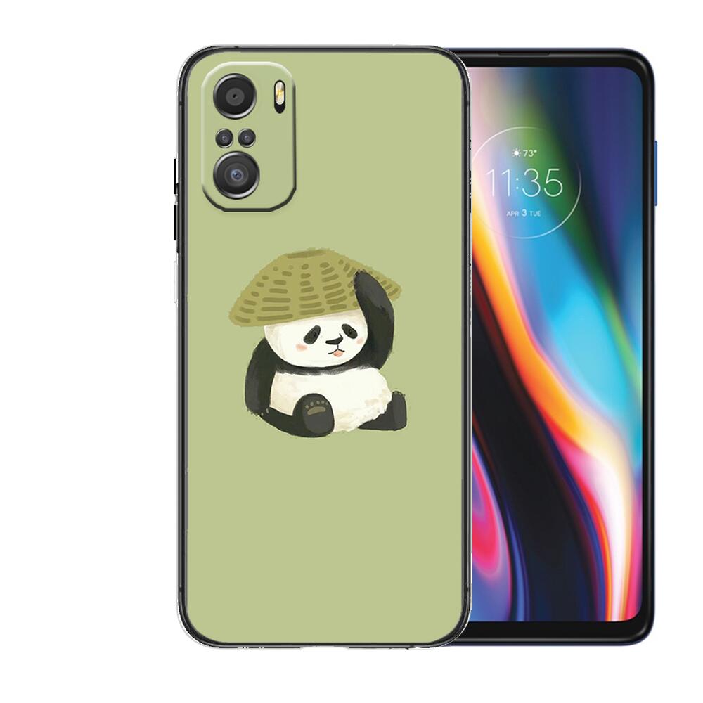 Super Cute Panda Phone Case For Xiaomi Mi 11 Lite Pro Ultra 10s 9 8 MIX 4 FOLD 10T 5g Black Cover Silicone Back Prett