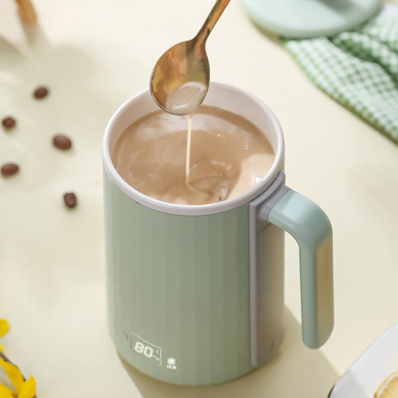 Мини-чашка для воды с электрическим подогревом из нержавеющей стали, многофункциональная чашка для здоровья, чашка с антипригарным покрытием, бытовой электрический чайник для тушения