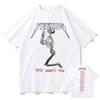 New God Wants You Kanye West Double Sided Print Tshirt Streetwear Skull Graphic T-shirts Unisex Women Hip-Hop T Shirt Man Tops Tees Unisex