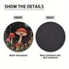 Set of 2 Car Coasters Designed for Cup Holders, Featuring an Absorbent And Aesthetic Starry Night Mushroom Theme
