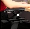 Adjustable Armrest Cushion with Adjustable Memory Easy Office Hand Reduces Shoulder and Wrist Black Height, Foam, Installation, Chair, Rest, Fatigue,