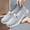 Casual Shoes, Fly Woven Breathable Mom Shoes, Light Mouth, Lightweight Single Shoe, Lace Up Mesh Shoes