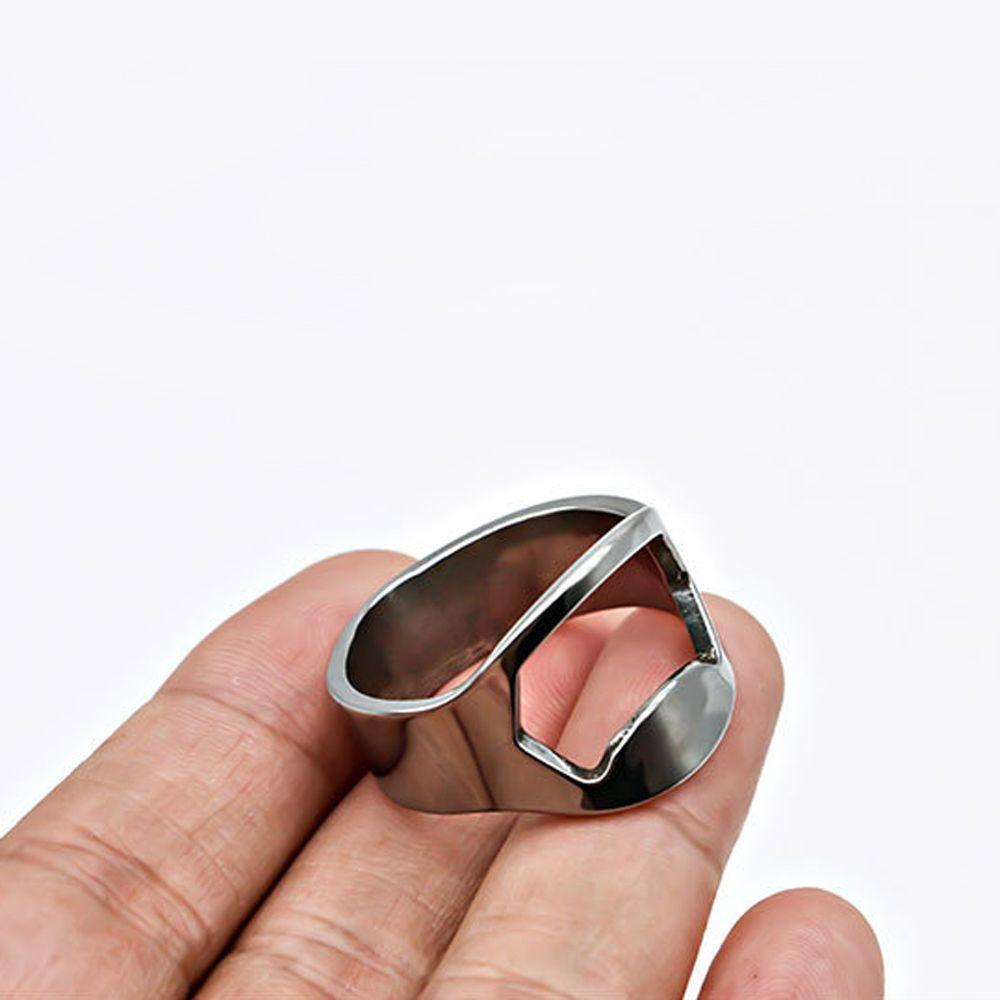 Kitchen Tool Home & Living Beer Bottles Opener Stainless Steel Finger Ring Design Jars Lid Remover