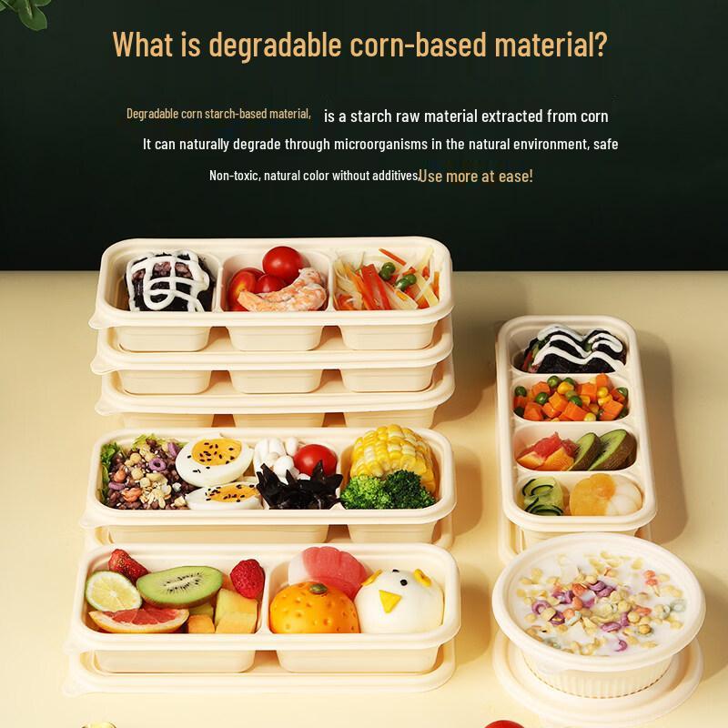 ZISIZ Corn Starch Biodegradable Disposable Tableware